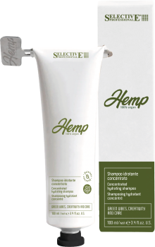 Selective Professional Hemp Wasserfreies Feuchtigkeits-Shampoo: Konzentrierte Pflege für gesundes Haar